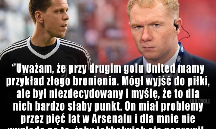 OSTRO! Paul Scholes POCISNĄŁ Szczęsnego!